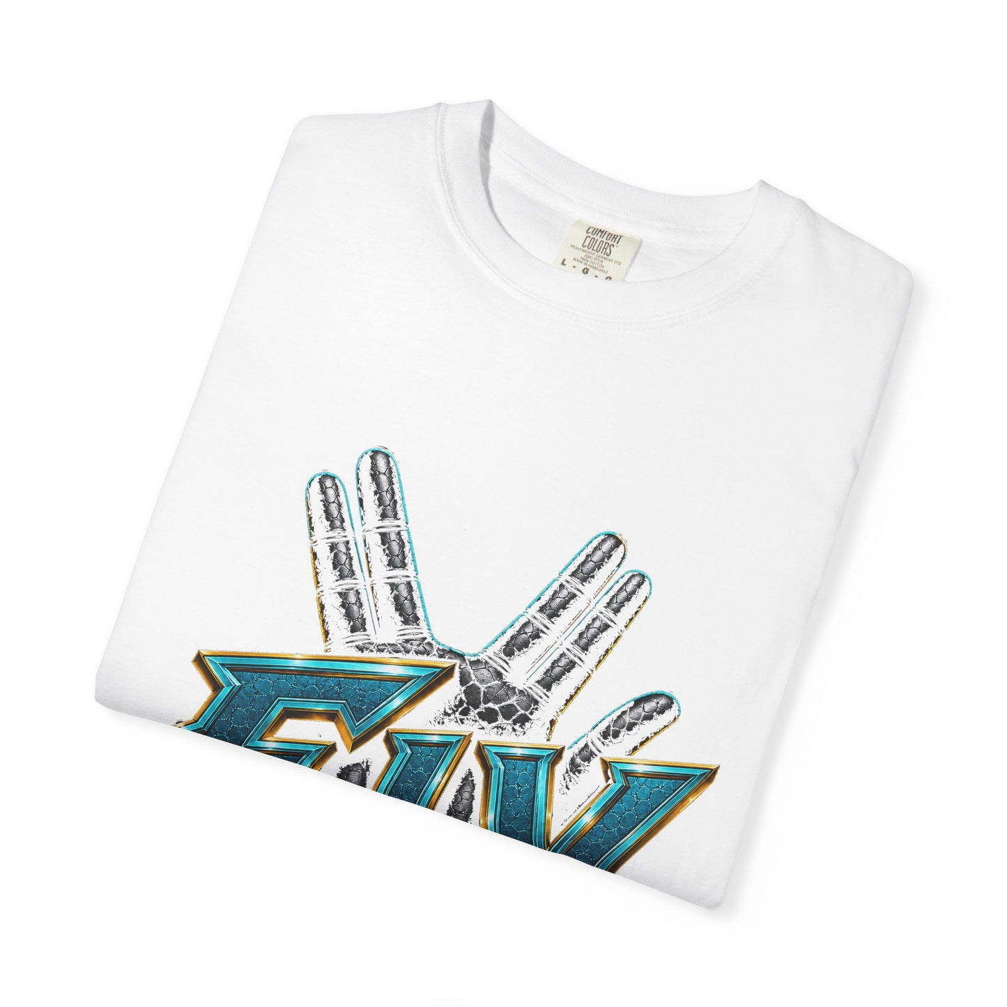 F.I.V. Aqua Crown Heavyweight Garment-Dyed Tee