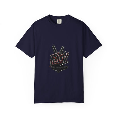 F.I.V. Crimson Edge Heavyweight Garment-Dyed Tee