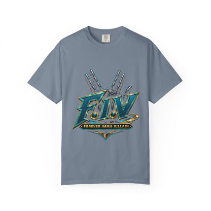 F.I.V. Aqua Crown Heavyweight Garment-Dyed Tee