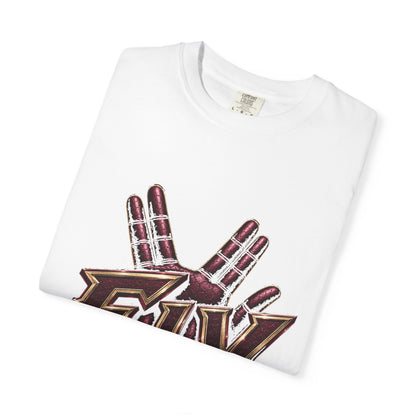 F.I.V. Burgundy Royalty Heavyweight Garment-Dyed Tee