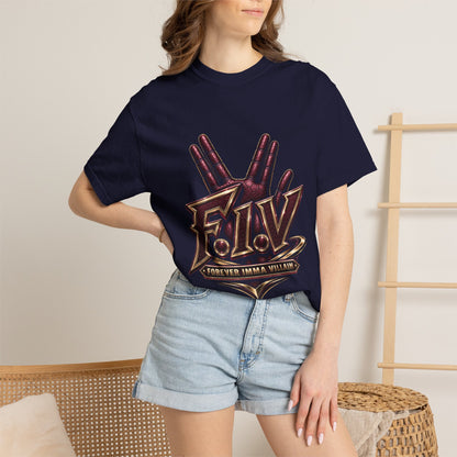 F.I.V. Burgundy Royalty Heavyweight Garment-Dyed Tee