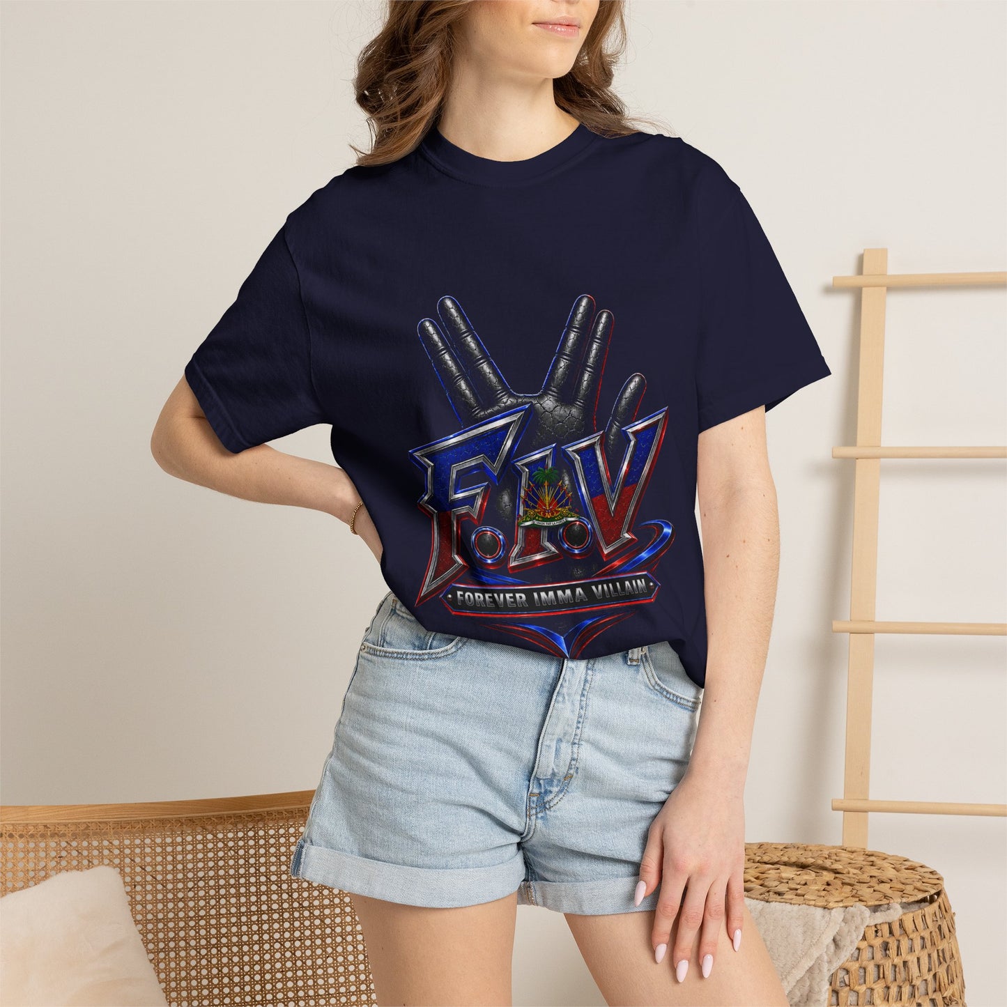 F.I.V. Haiti Heritage Heavyweight Garment-Dyed Tee