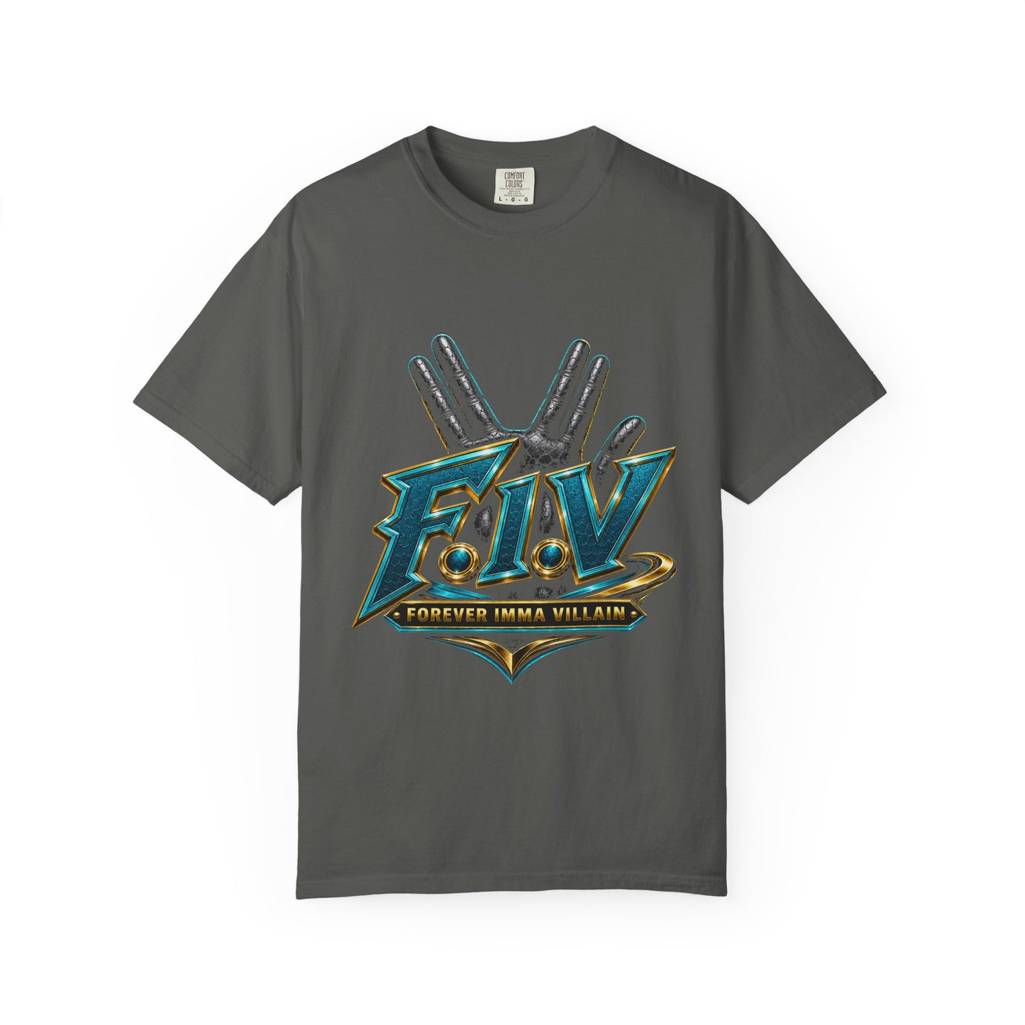 F.I.V. Aqua Crown Heavyweight Garment-Dyed Tee