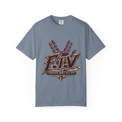 F.I.V. Burgundy Royalty Heavyweight Garment-Dyed Tee