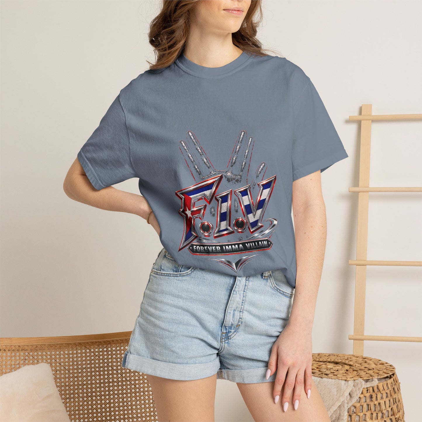 F.I.V. Cuba Heritage Heavyweight Garment-Dyed Tee