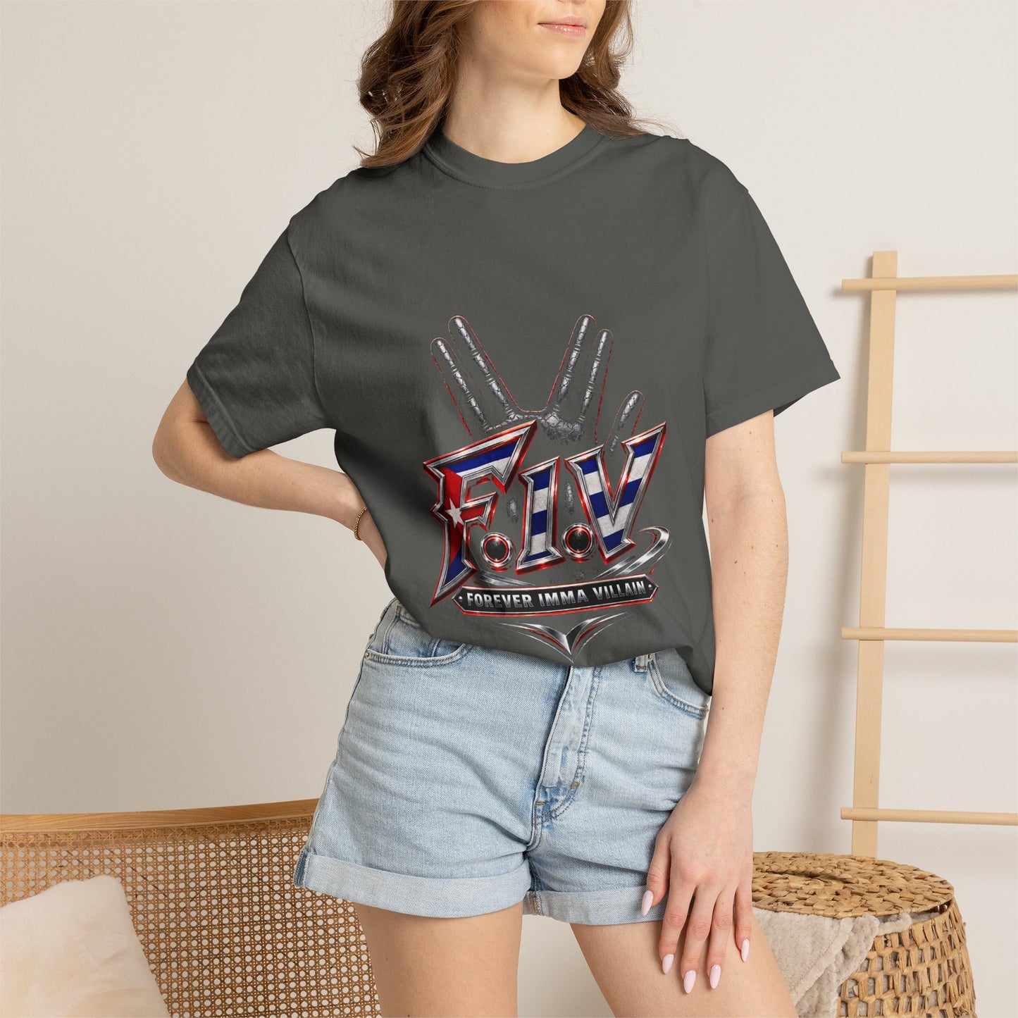 F.I.V. Cuba Heritage Heavyweight Garment-Dyed Tee