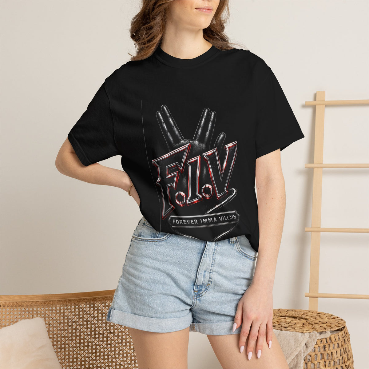 F.I.V. Crimson Edge Heavyweight Garment-Dyed Tee