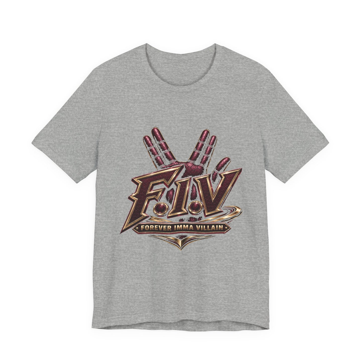 F.I.V. Burgundy Royalty Premium Soft Tee