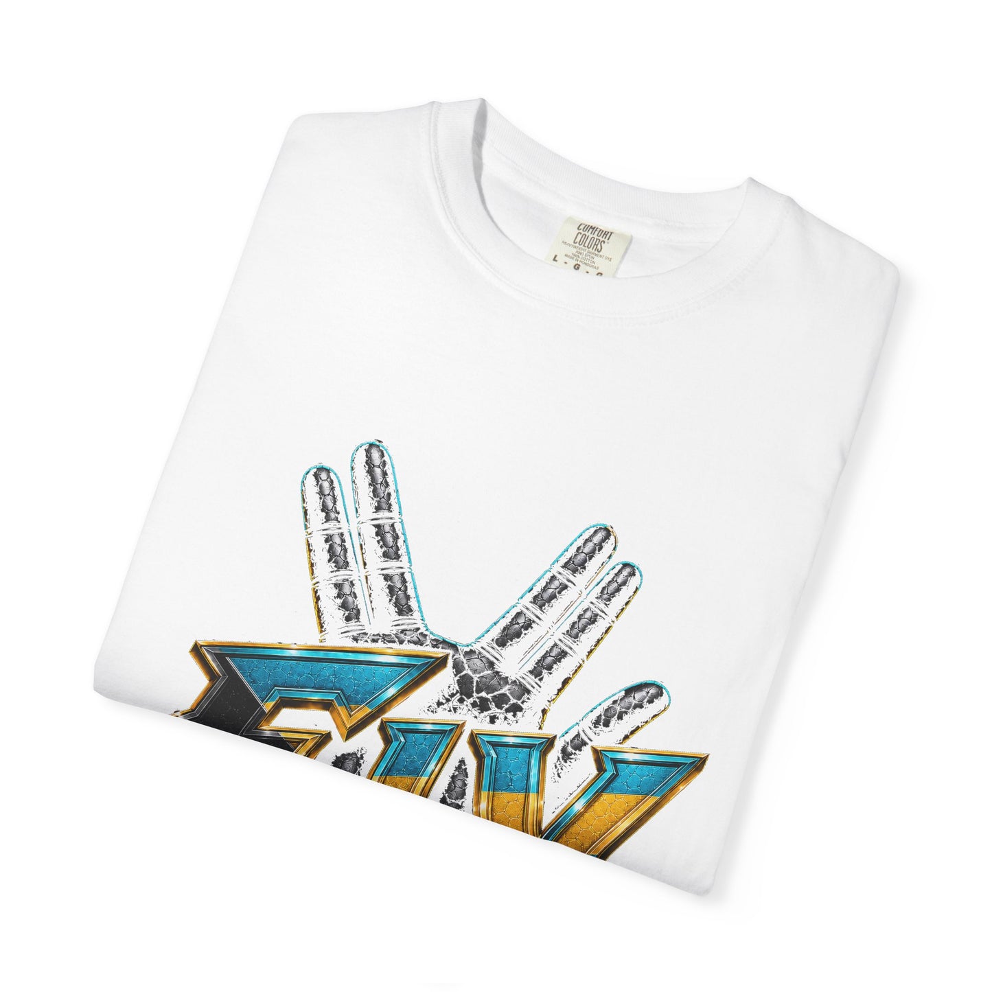 F.I.V. Island Gold Heavyweight Garment-Dyed Tee