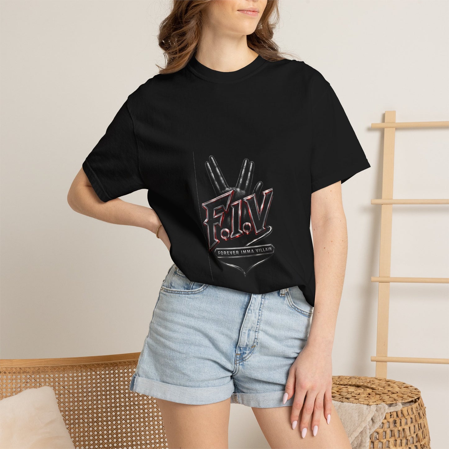F.I.V. Crimson Edge Heavyweight Garment-Dyed Tee