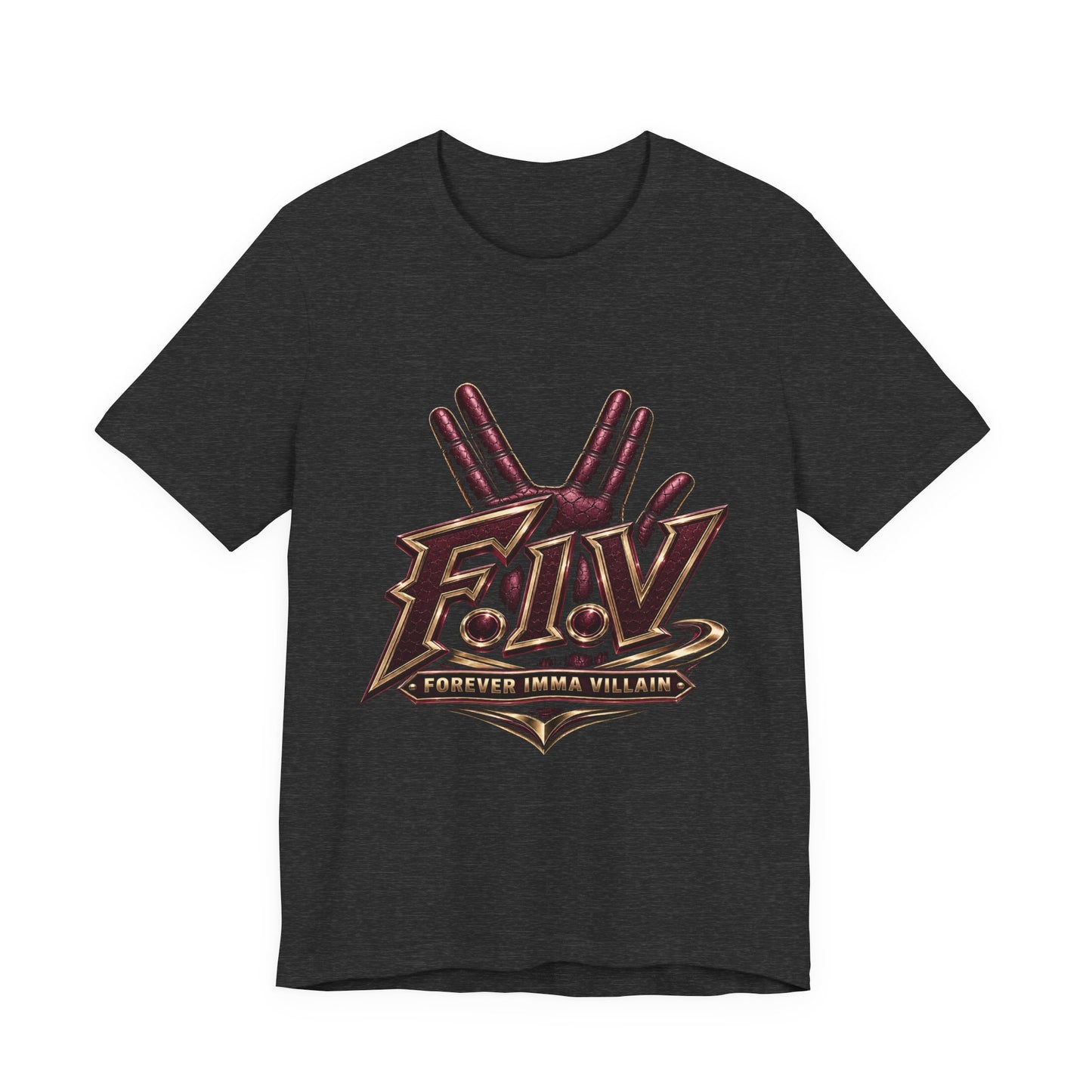 F.I.V. Burgundy Royalty Premium Soft Tee