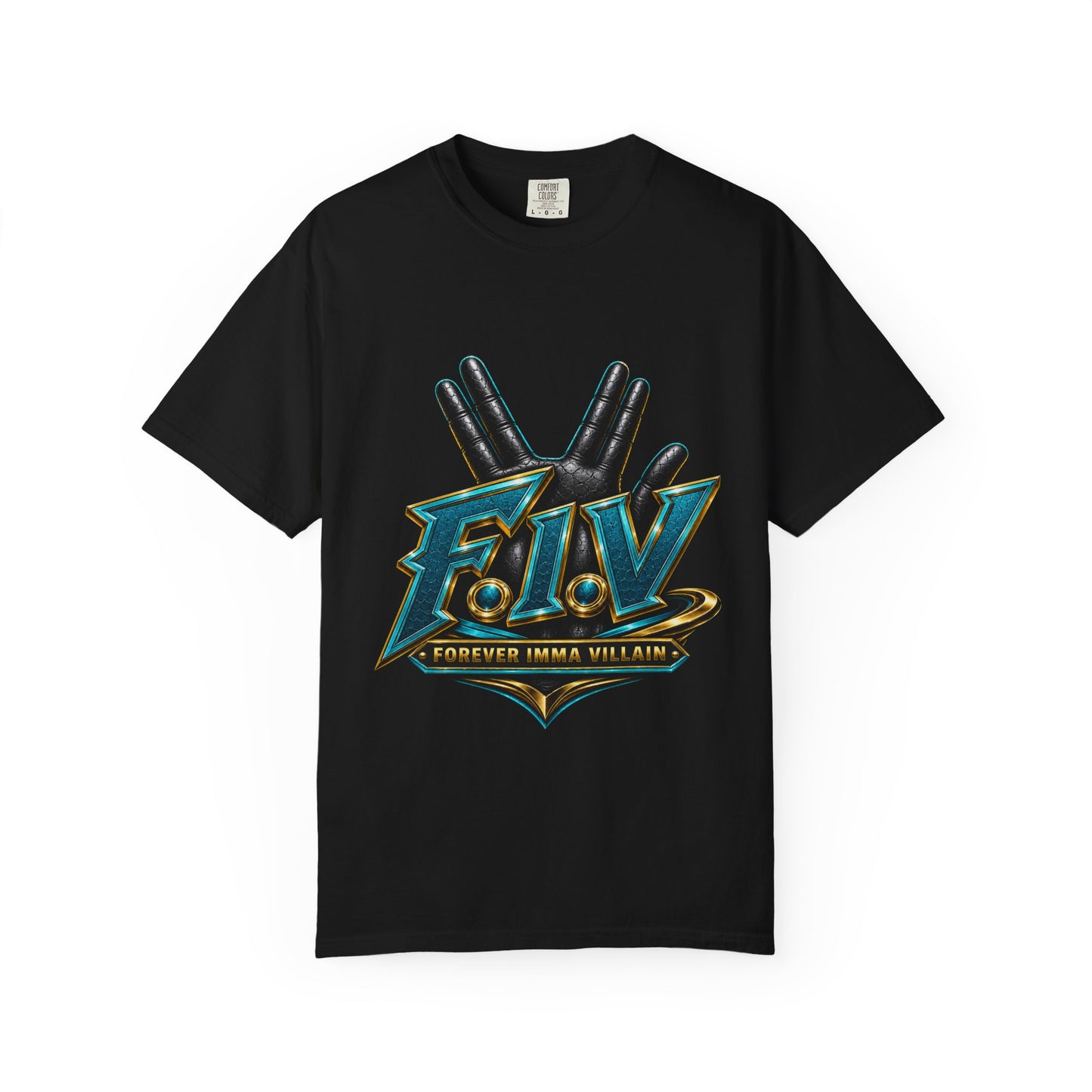 F.I.V. Aqua Crown Heavyweight Garment-Dyed Tee